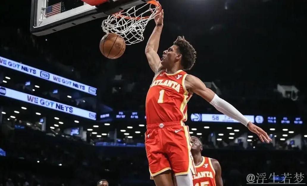 约翰逊达成千球里程碑，老鹰官媒发布海报致敬1号球员